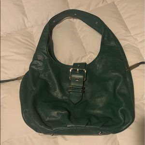 Beautiful Green leather hobo bag
